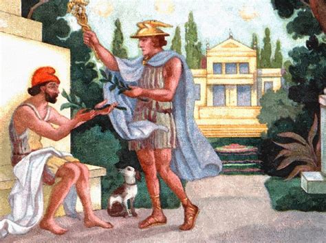 what role does hermes play in the odyssey